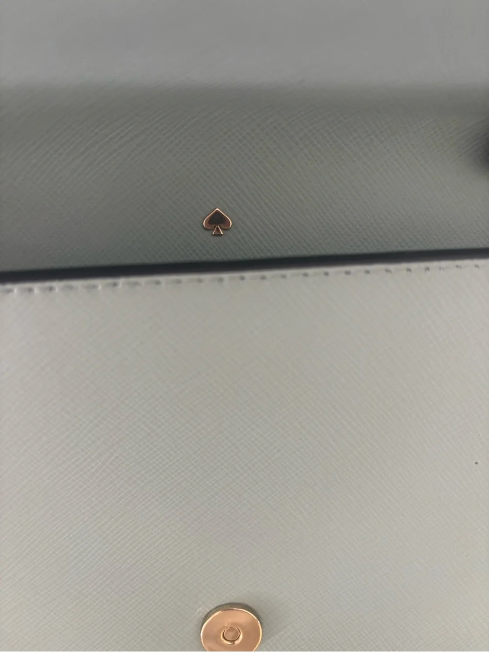 kate spade Light Blue Crossbody Bag with Gold Hardware
